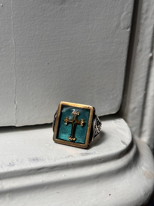 Rune Ring - Turquoise